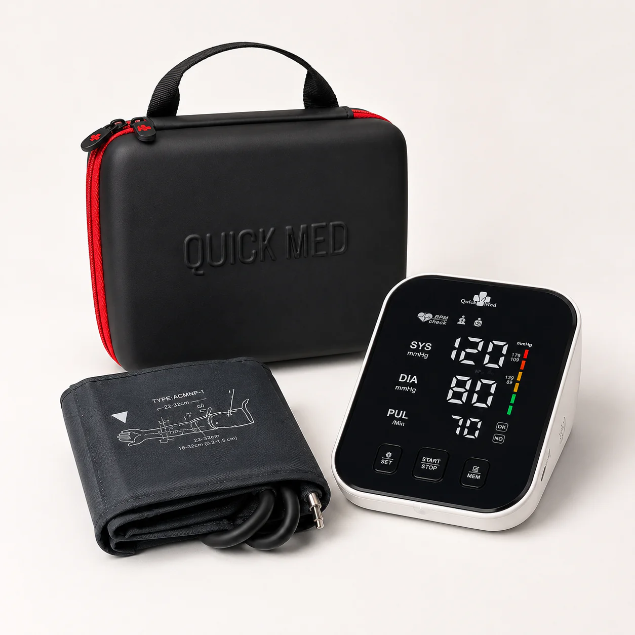 خرید فشارسنج Quick Med PQ-55 سخنگو و شارژی | قیمت
